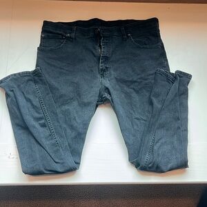 Black Wrangler jeans